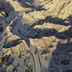 Ruta 40 que passa pelos Vales Calchaquíes