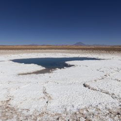 Pequenas lagoas...