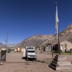 Acampamento em Puente del Inca