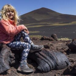 ...de lavas vulcânicas