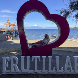 E fomos conhecer Frutillar a pé