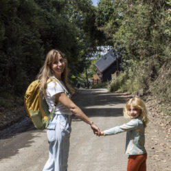 Deixamos o carro no camping