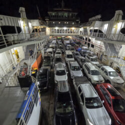 Chegou o dia do ferry em Hornopirén