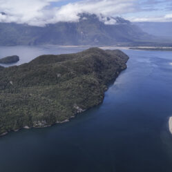 Fiorde e Parque Corcovado ao fundo